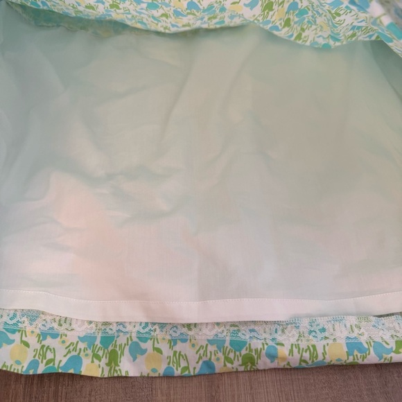 Lilly Pulitzer Floral A-line Mini Skirt with Bow - Picture 4 of 5